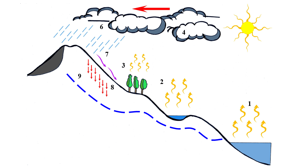 Gambaran sederhana siklus air