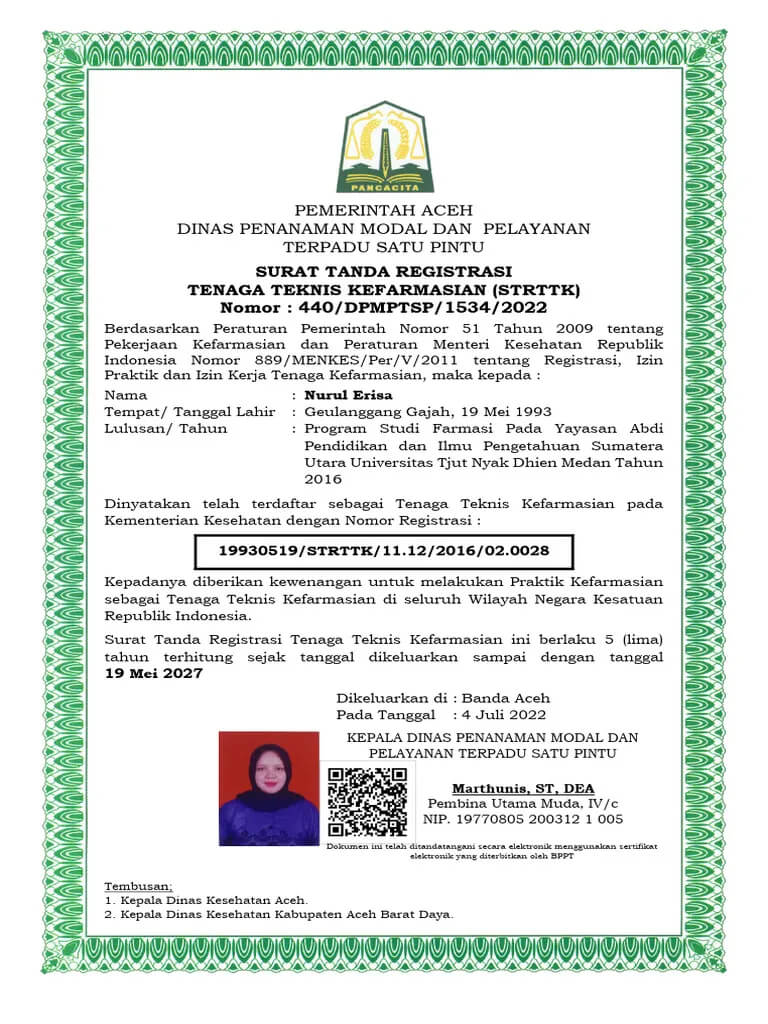 Contoh Strttk Farmasi