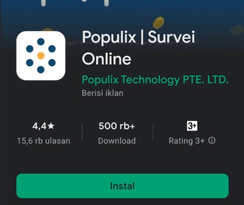 Populix Aplikasi Viral Penghasil Uang dari Survei