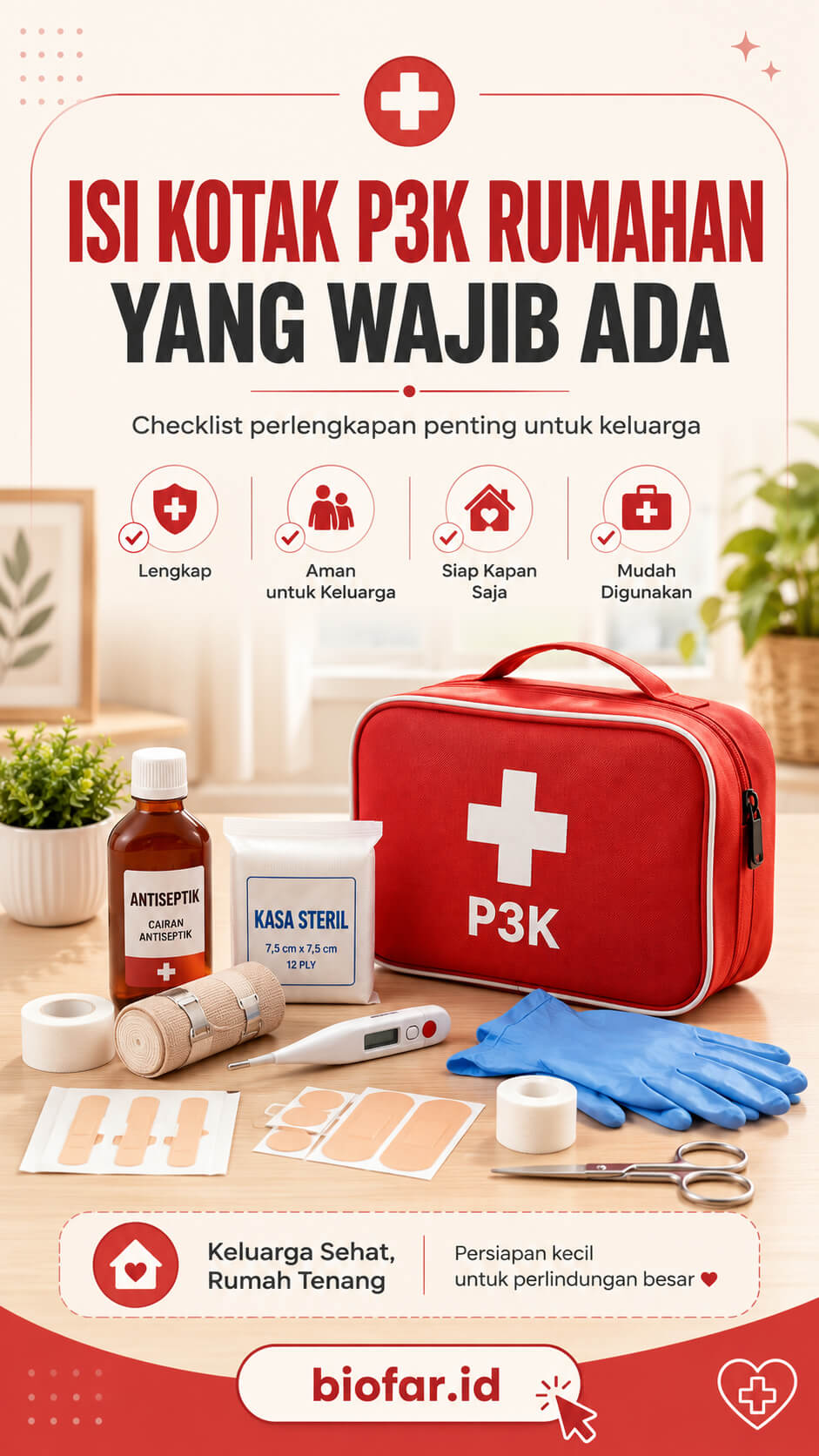 Isi Kotak P3K Rumahan