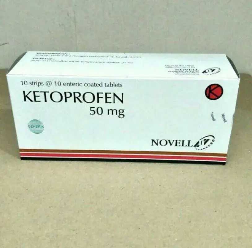 Kemasan obat Ketoprofen