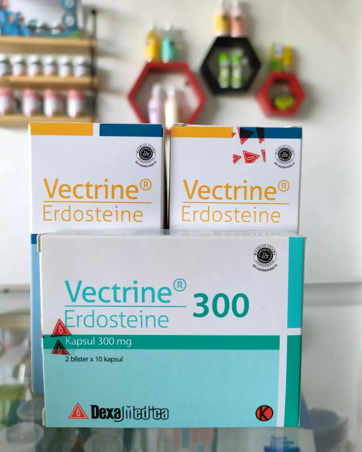 Kemasan obat Vectrine
